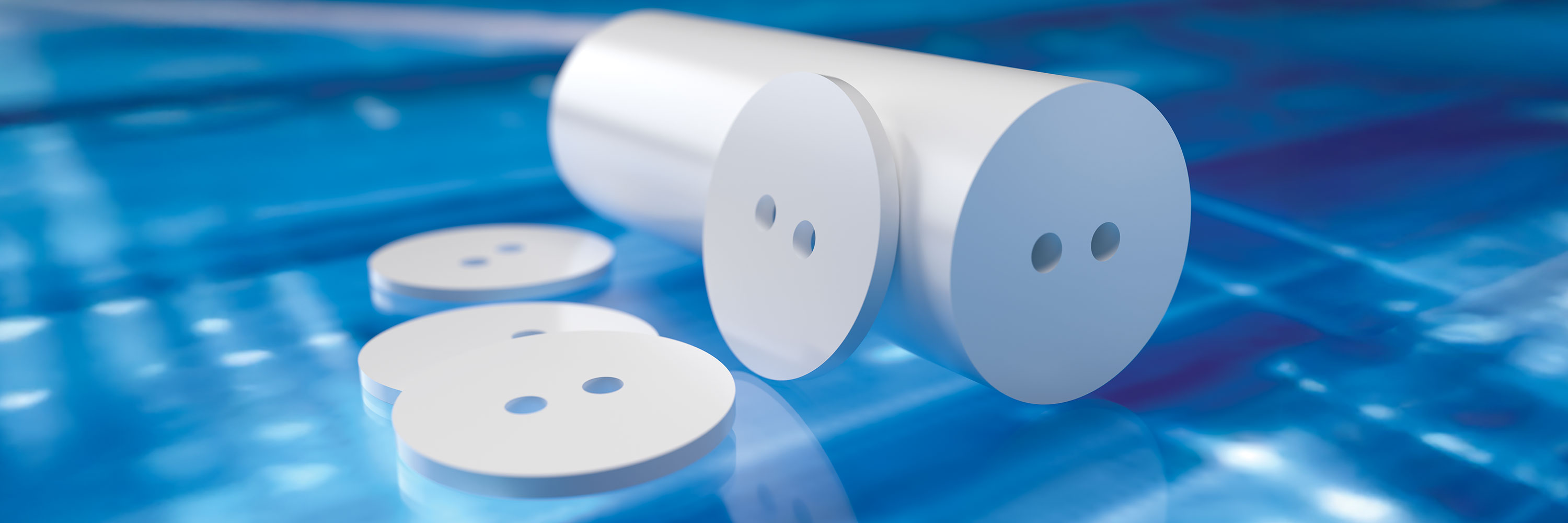 2-Hole Microporous Ceramic