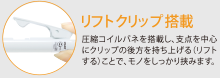 リフトクリップ搭載