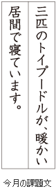 級位認定試験課題イメージ画像