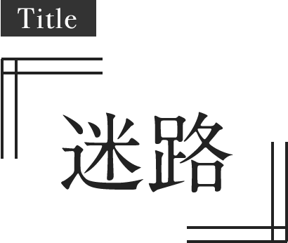 Title:「迷路」