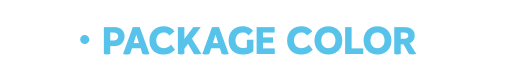 ・PACKAGE COLOR