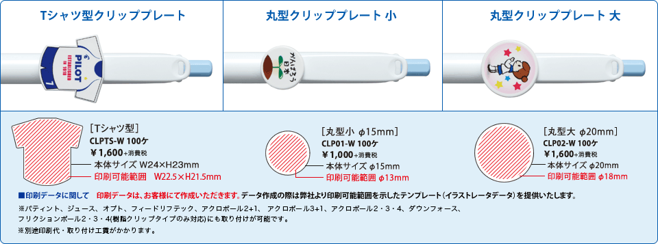 すぐに活用できるオリジナル「クリッププレート」