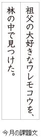 級位認定試験課題イメージ画像